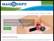 Tablet Screenshot of mailncopy.com